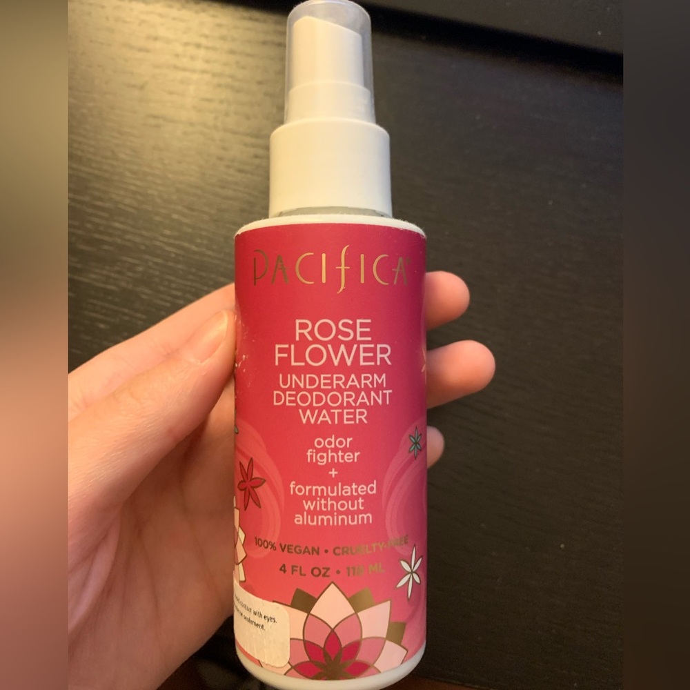 Pacifica Rose Flower Underarm Deodorant Water